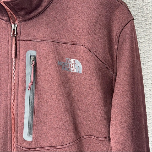 The North Face Canyonlands 1/2 Zip Pullover Fleece Sweatshirt Maroon Men’s XL - Picture 3 of 9